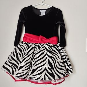 Bonnie Jean Long Sleeve Formal/Holiday Dress